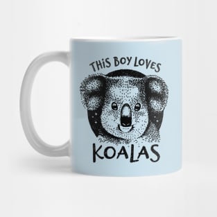 This Boy Loves Koalas Mug